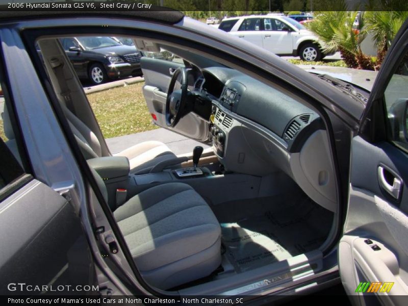 Steel Gray / Gray 2006 Hyundai Sonata GLS V6