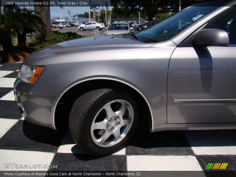 Steel Gray / Gray 2006 Hyundai Sonata GLS V6