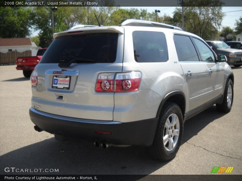 Liquid Silver Metallic / Ebony 2008 GMC Acadia SLT