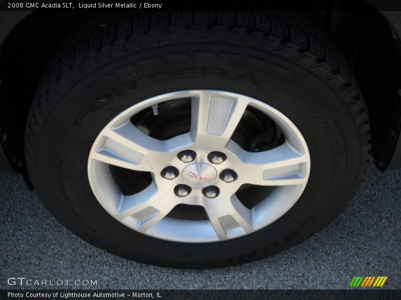 Liquid Silver Metallic / Ebony 2008 GMC Acadia SLT