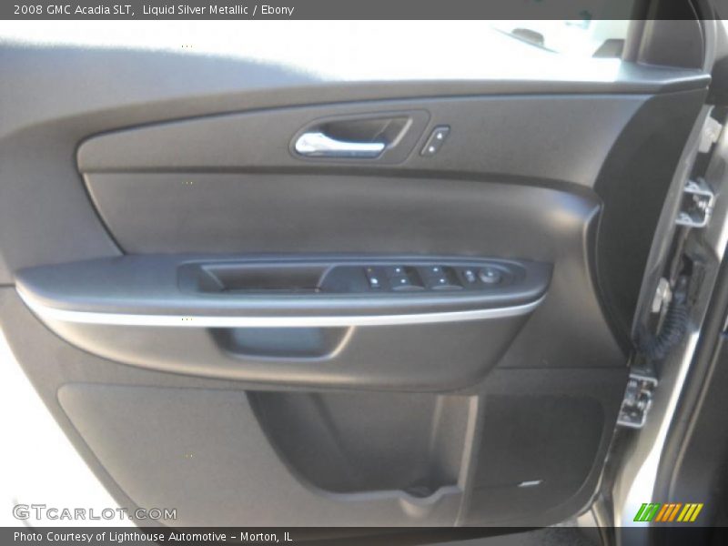 Liquid Silver Metallic / Ebony 2008 GMC Acadia SLT
