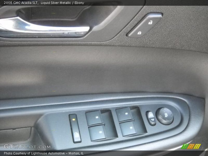 Liquid Silver Metallic / Ebony 2008 GMC Acadia SLT