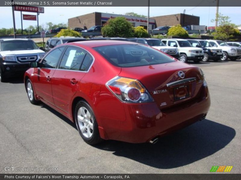 Sonoma Sunset Metallic / Charcoal 2008 Nissan Altima 2.5 S