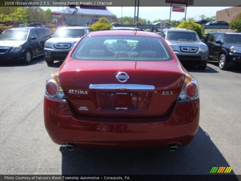 Sonoma Sunset Metallic / Charcoal 2008 Nissan Altima 2.5 S