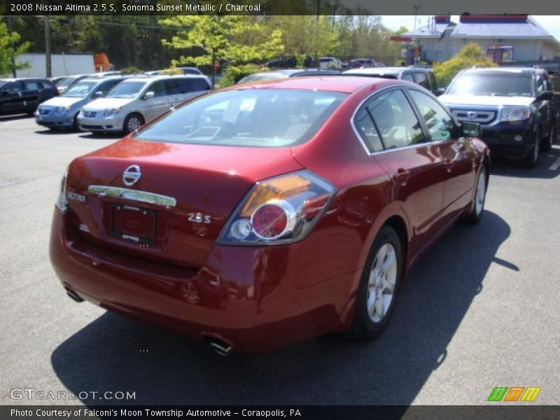 Sonoma Sunset Metallic / Charcoal 2008 Nissan Altima 2.5 S