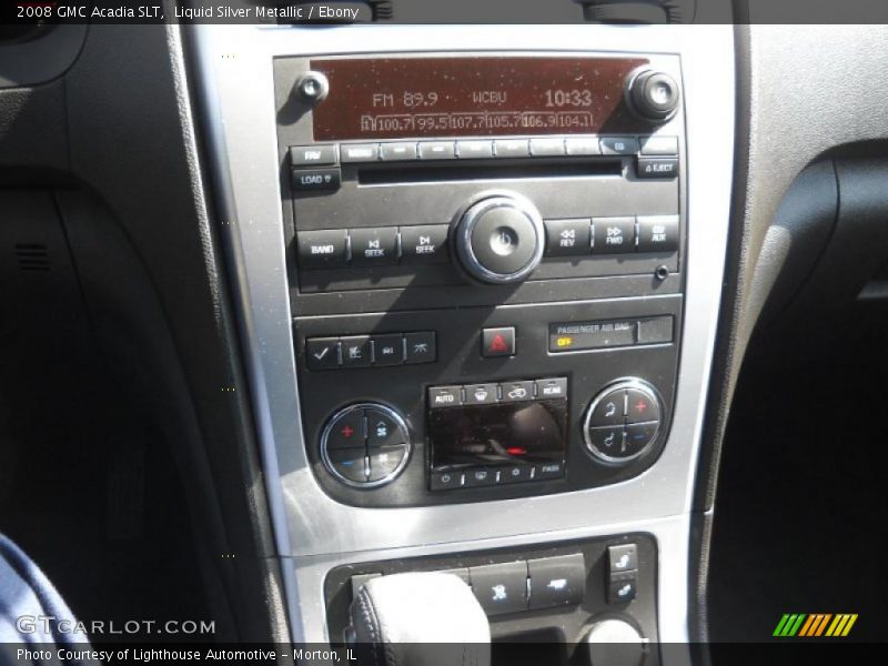 Liquid Silver Metallic / Ebony 2008 GMC Acadia SLT