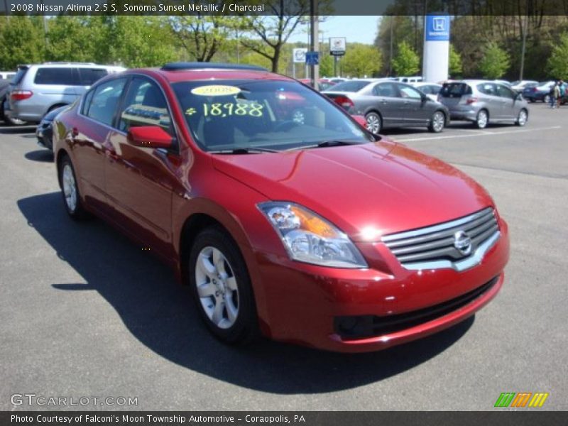 Sonoma Sunset Metallic / Charcoal 2008 Nissan Altima 2.5 S