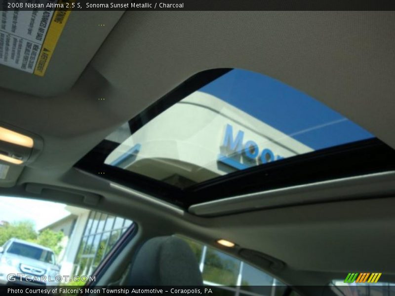 Sonoma Sunset Metallic / Charcoal 2008 Nissan Altima 2.5 S