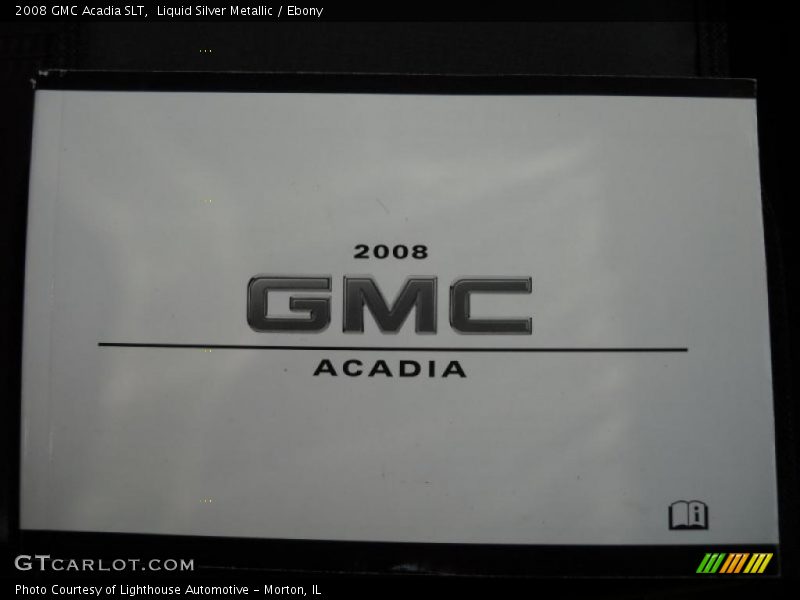 Liquid Silver Metallic / Ebony 2008 GMC Acadia SLT