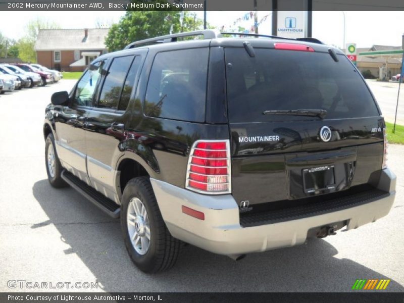 Black / Medium Dark Parchment 2002 Mercury Mountaineer AWD