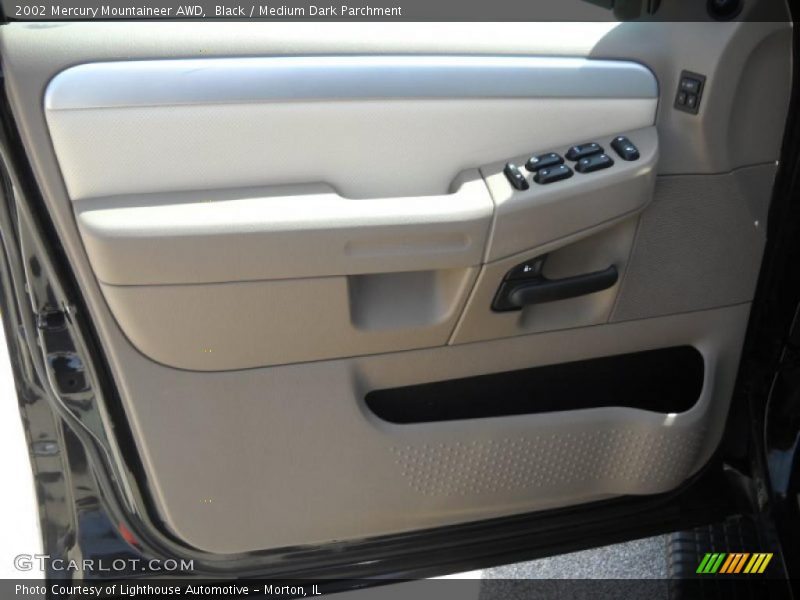 Black / Medium Dark Parchment 2002 Mercury Mountaineer AWD