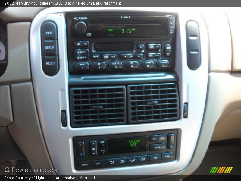 Black / Medium Dark Parchment 2002 Mercury Mountaineer AWD