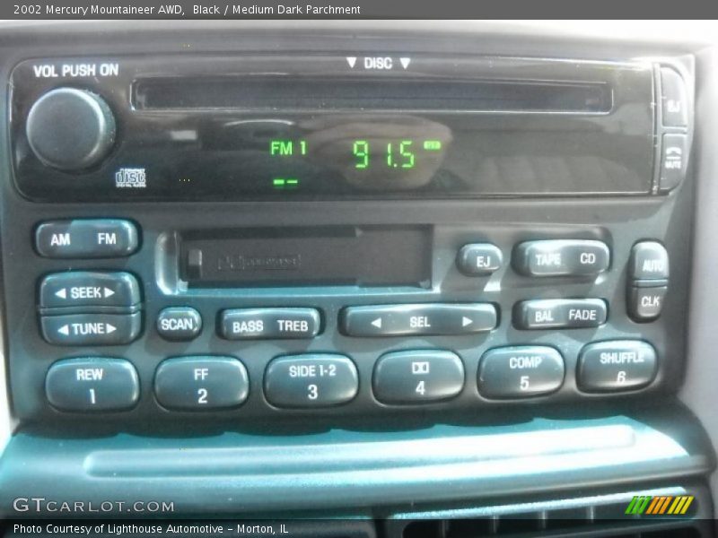 Black / Medium Dark Parchment 2002 Mercury Mountaineer AWD