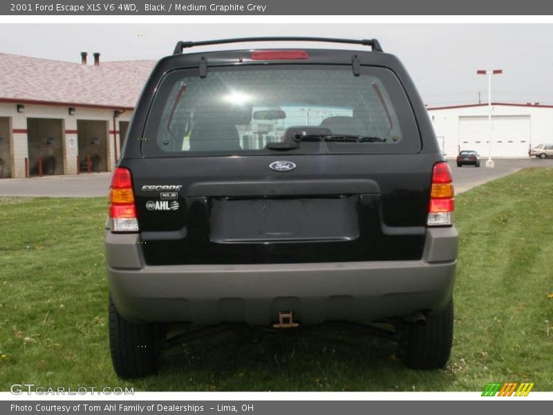 Black / Medium Graphite Grey 2001 Ford Escape XLS V6 4WD