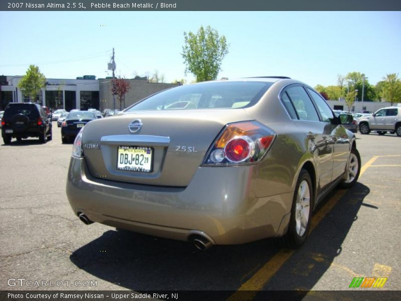 Pebble Beach Metallic / Blond 2007 Nissan Altima 2.5 SL