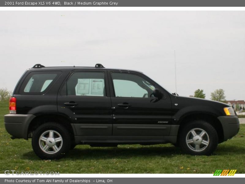 Black / Medium Graphite Grey 2001 Ford Escape XLS V6 4WD