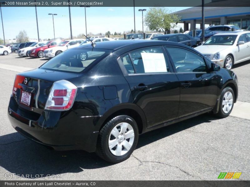 Super Black / Charcoal/Steel 2008 Nissan Sentra 2.0