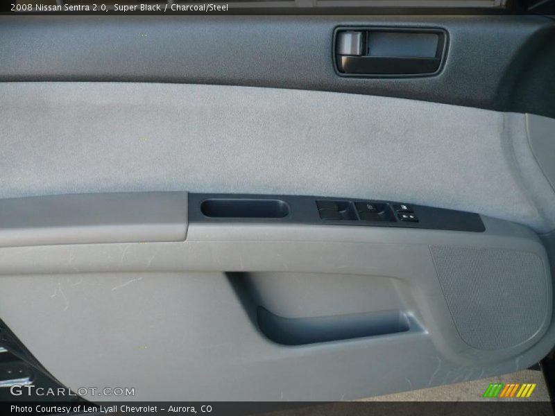 Super Black / Charcoal/Steel 2008 Nissan Sentra 2.0