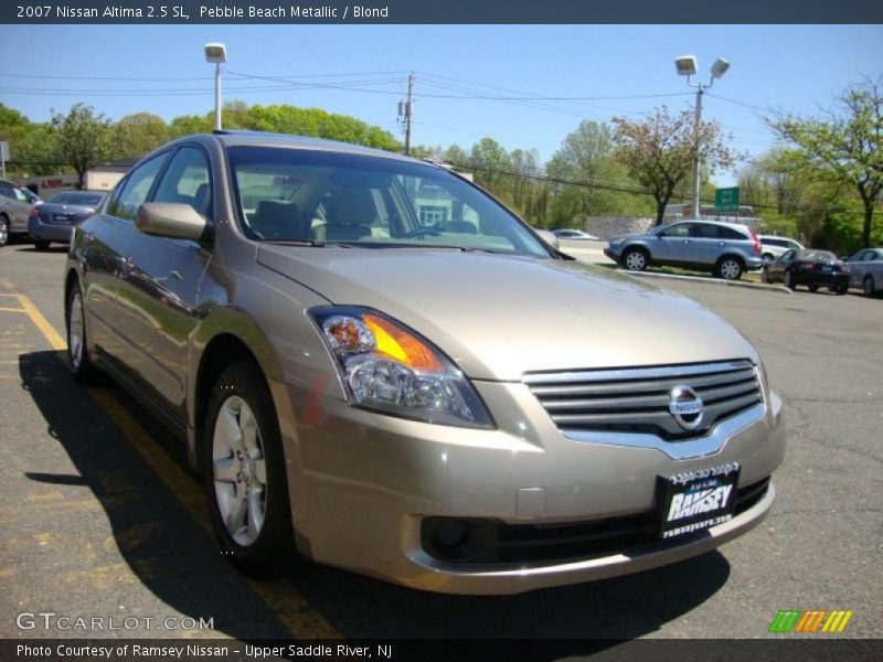 Pebble Beach Metallic / Blond 2007 Nissan Altima 2.5 SL