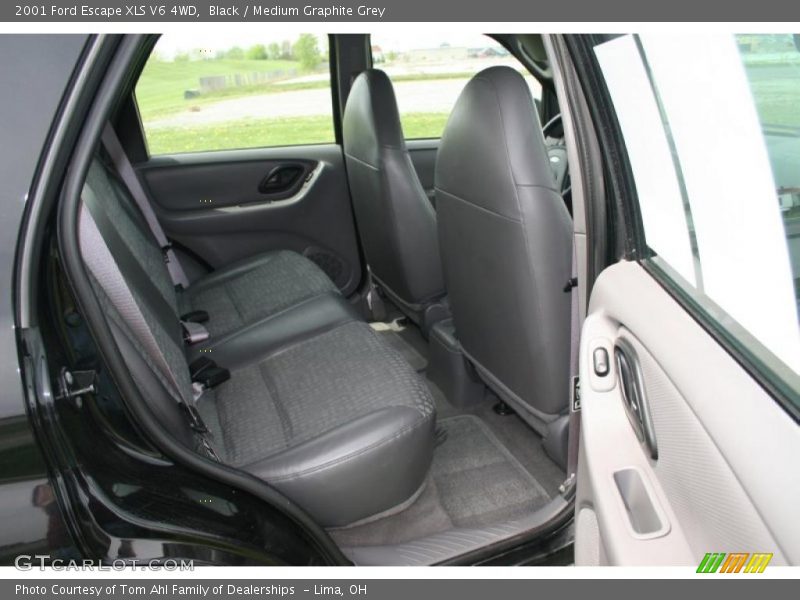 Black / Medium Graphite Grey 2001 Ford Escape XLS V6 4WD