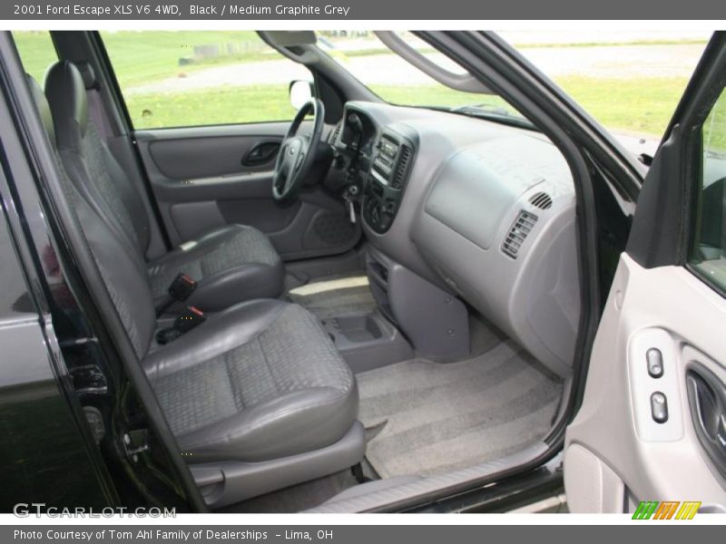 Black / Medium Graphite Grey 2001 Ford Escape XLS V6 4WD