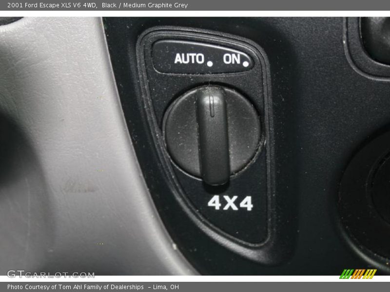 Black / Medium Graphite Grey 2001 Ford Escape XLS V6 4WD