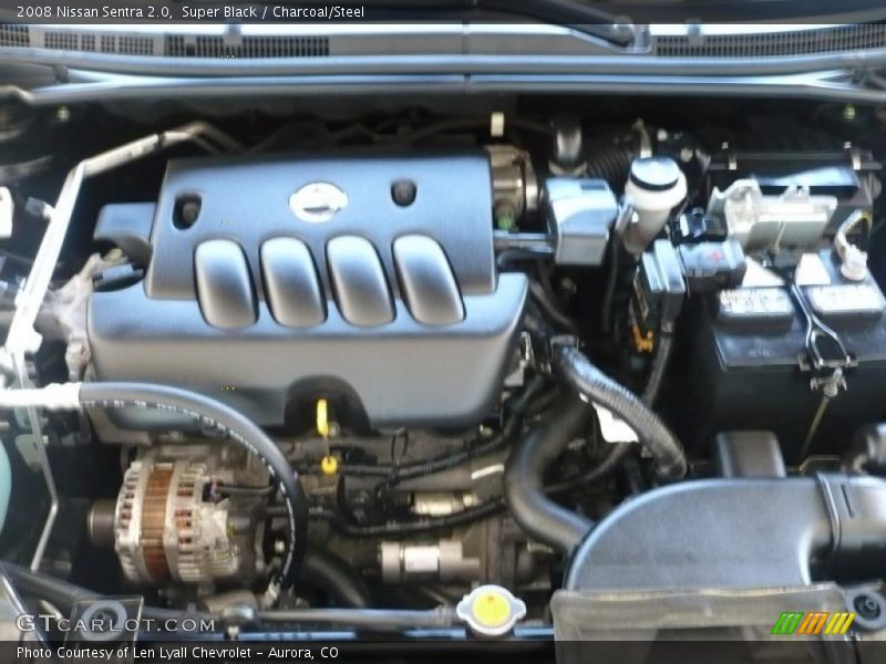 Super Black / Charcoal/Steel 2008 Nissan Sentra 2.0