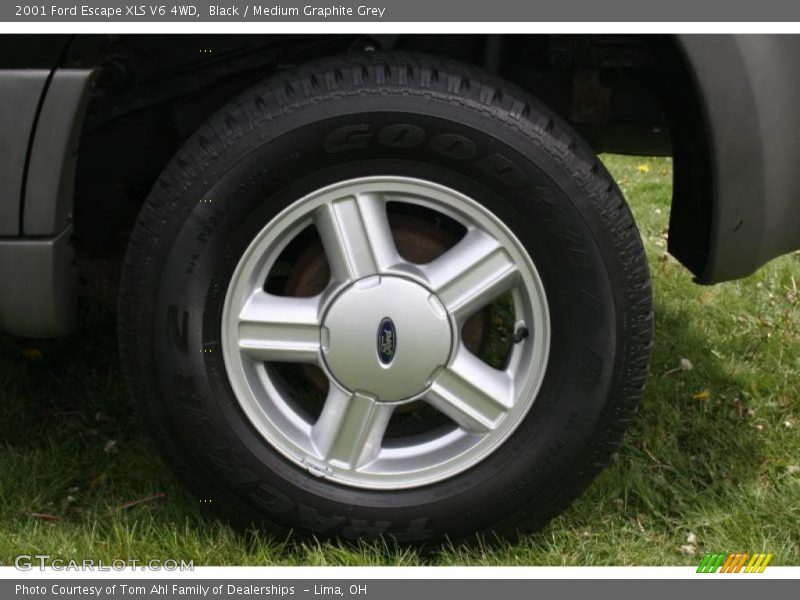 Black / Medium Graphite Grey 2001 Ford Escape XLS V6 4WD