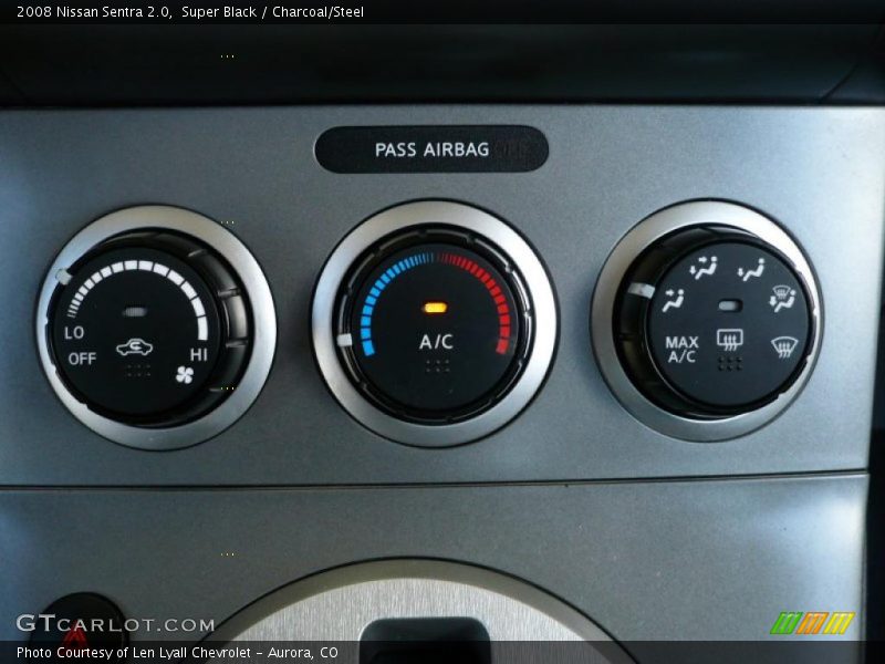 Super Black / Charcoal/Steel 2008 Nissan Sentra 2.0