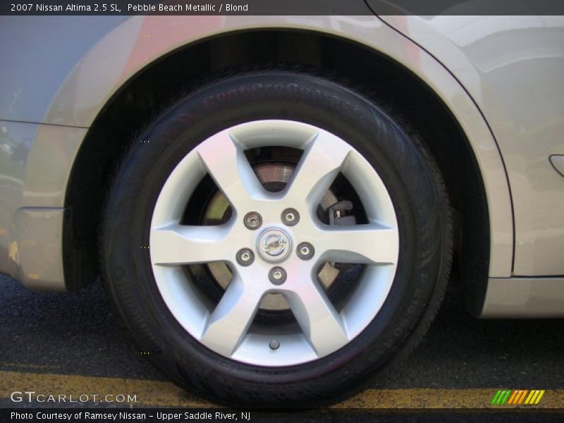 Pebble Beach Metallic / Blond 2007 Nissan Altima 2.5 SL