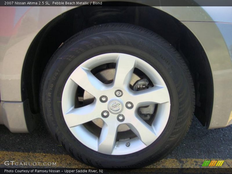 Pebble Beach Metallic / Blond 2007 Nissan Altima 2.5 SL