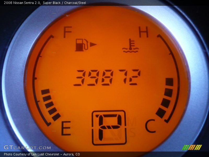 Super Black / Charcoal/Steel 2008 Nissan Sentra 2.0