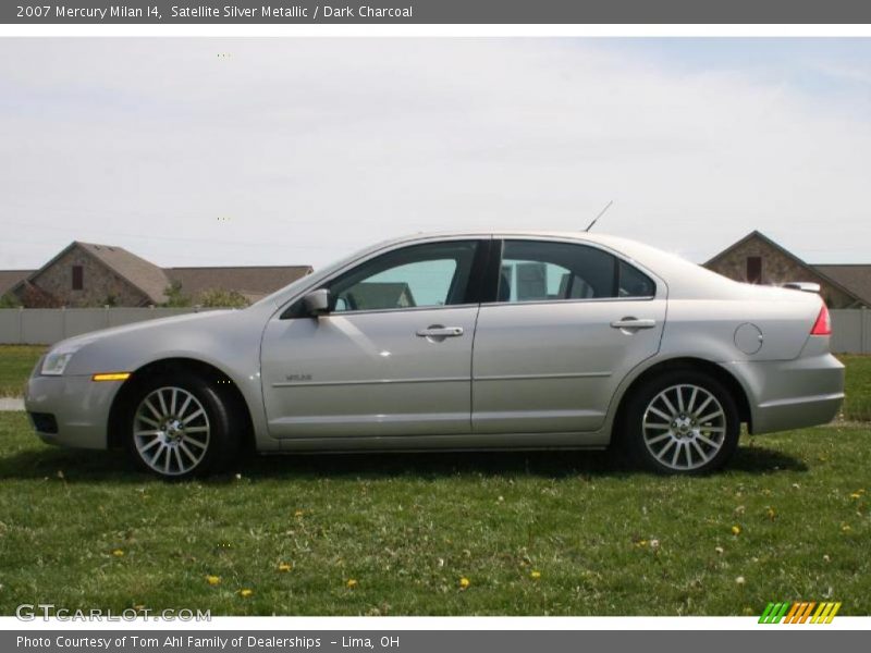 Satellite Silver Metallic / Dark Charcoal 2007 Mercury Milan I4