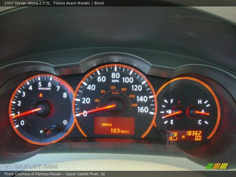 Pebble Beach Metallic / Blond 2007 Nissan Altima 2.5 SL