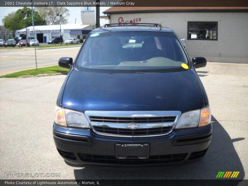 Dark Sapphire Blue Metallic / Medium Gray 2001 Chevrolet Venture LT