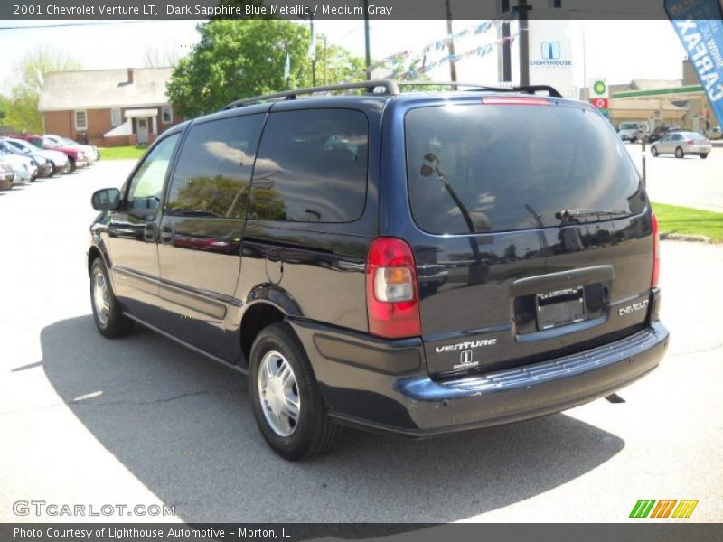 Dark Sapphire Blue Metallic / Medium Gray 2001 Chevrolet Venture LT