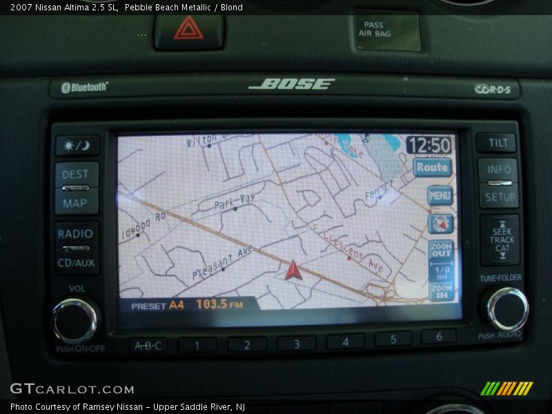 Pebble Beach Metallic / Blond 2007 Nissan Altima 2.5 SL