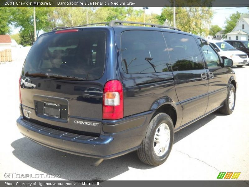 Dark Sapphire Blue Metallic / Medium Gray 2001 Chevrolet Venture LT