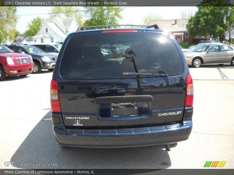 Dark Sapphire Blue Metallic / Medium Gray 2001 Chevrolet Venture LT