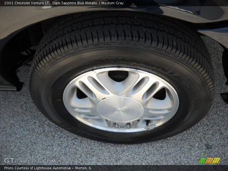 Dark Sapphire Blue Metallic / Medium Gray 2001 Chevrolet Venture LT
