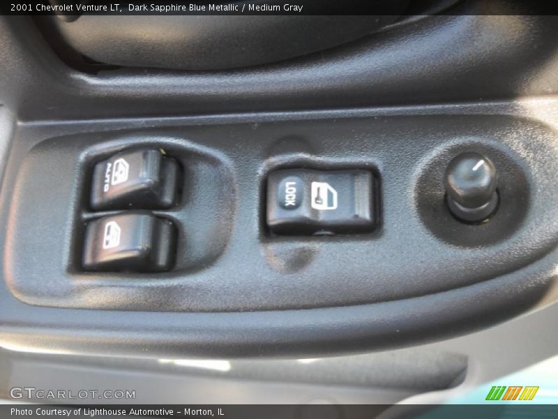 Dark Sapphire Blue Metallic / Medium Gray 2001 Chevrolet Venture LT