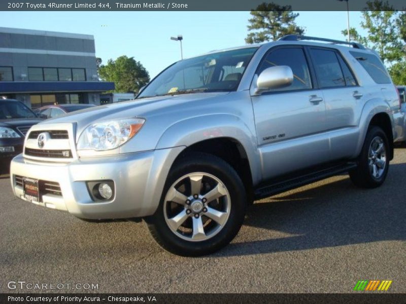 Titanium Metallic / Stone 2007 Toyota 4Runner Limited 4x4