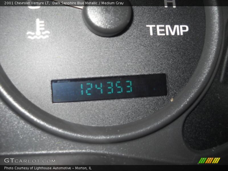 Dark Sapphire Blue Metallic / Medium Gray 2001 Chevrolet Venture LT