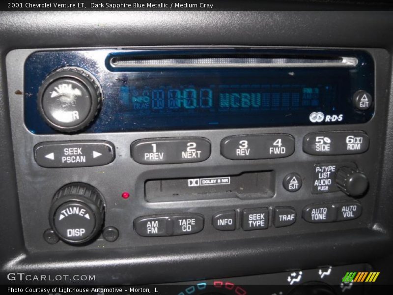 Dark Sapphire Blue Metallic / Medium Gray 2001 Chevrolet Venture LT