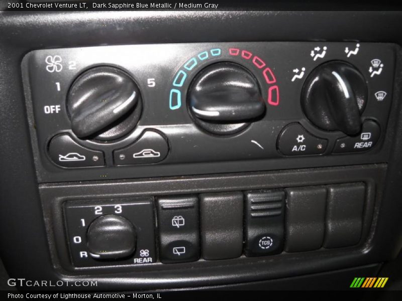 Dark Sapphire Blue Metallic / Medium Gray 2001 Chevrolet Venture LT