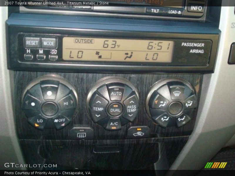 Titanium Metallic / Stone 2007 Toyota 4Runner Limited 4x4