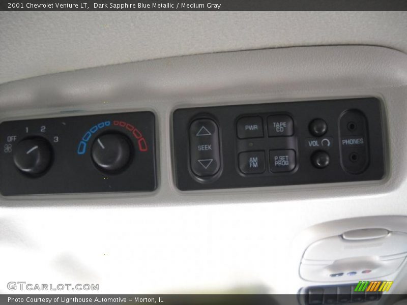 Dark Sapphire Blue Metallic / Medium Gray 2001 Chevrolet Venture LT