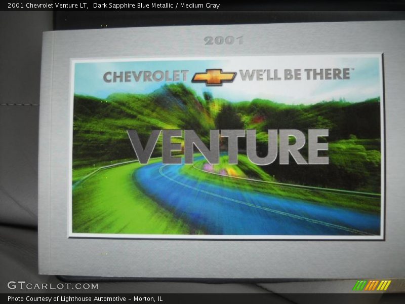 Dark Sapphire Blue Metallic / Medium Gray 2001 Chevrolet Venture LT