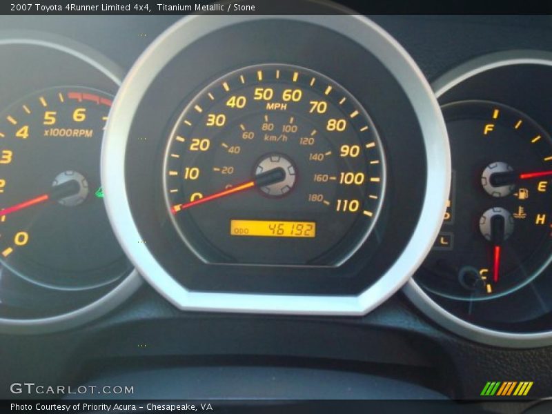 Titanium Metallic / Stone 2007 Toyota 4Runner Limited 4x4