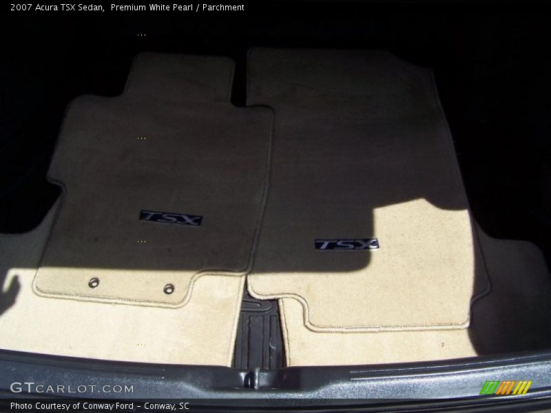 Premium White Pearl / Parchment 2007 Acura TSX Sedan